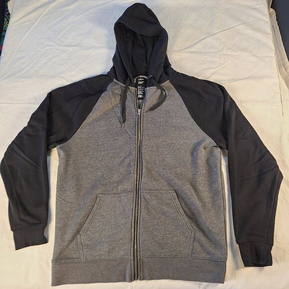 Urban Pipeline Men's L Hooded Sweater Gray/Black - Picture 1 of 7